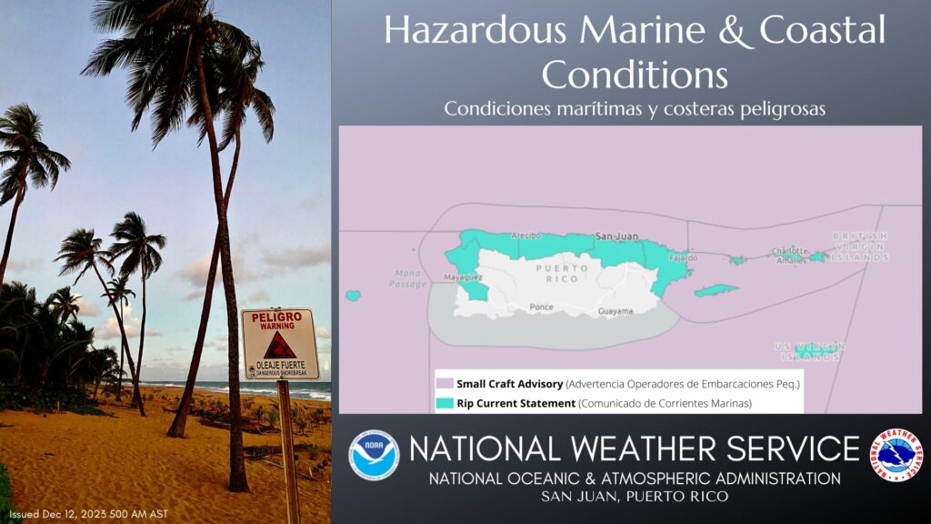 Hazardous marine and coastal conditions to continue through the weekend, NWS says