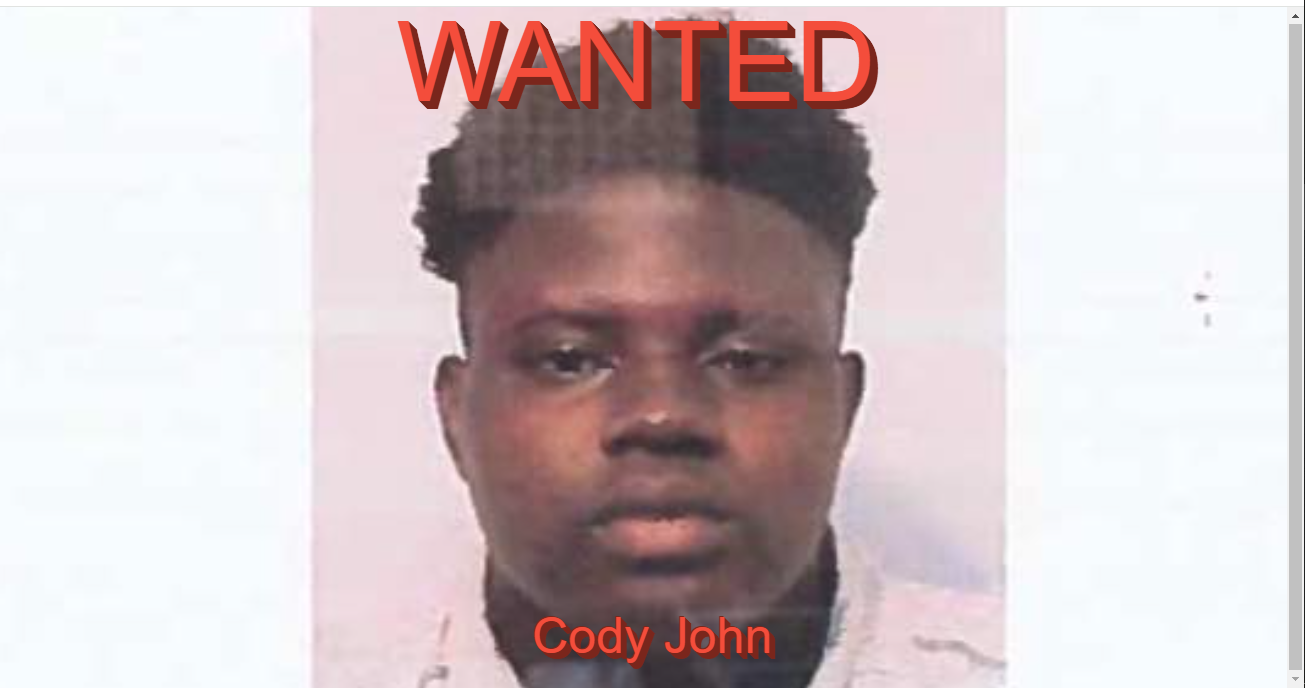 Help Police Find Cody John Wanted For Questioning About Robbery In St. Thomas