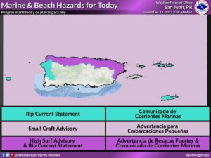 Severe Hangover Warning in effect for the north coast of Puerto Rico, NWS says