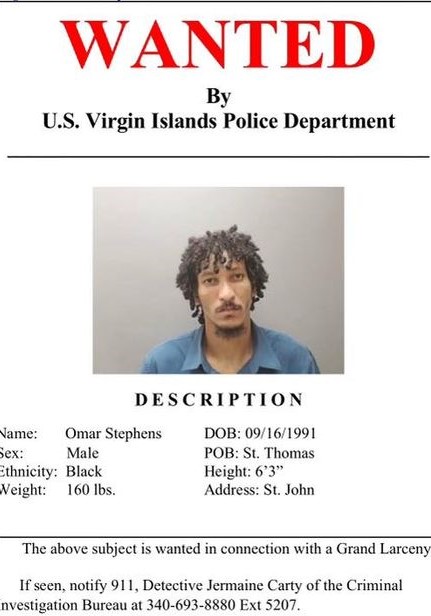 Help Cops Find St. Thomas Man Wanted On St. John