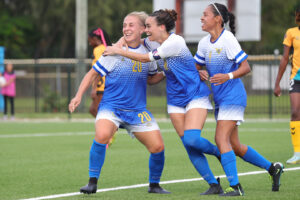 USVI Lady Eagles Earn Their First Victory In 2-1 Win Over The Bahamas