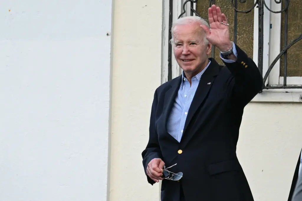 Biden Makes First Public Appearance On St. Croix