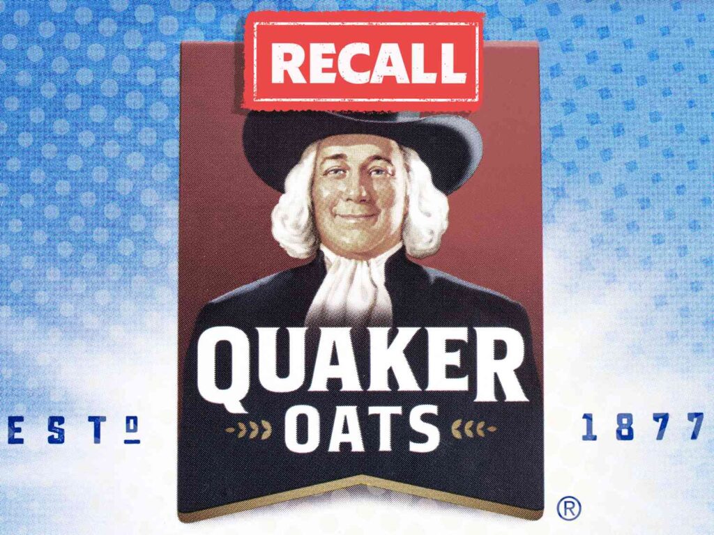 Quaker Oats Advises Consumers of Expanded Products Recalled Virgin