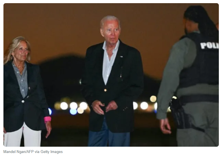 Joe Biden Leaves St. Croix With Spectacular Sunburn