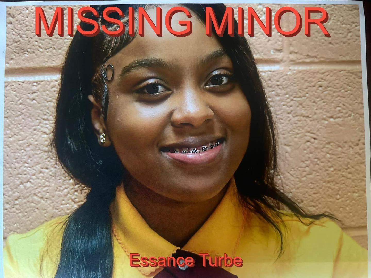 Help Police Find Missing Minor Essance Turbe