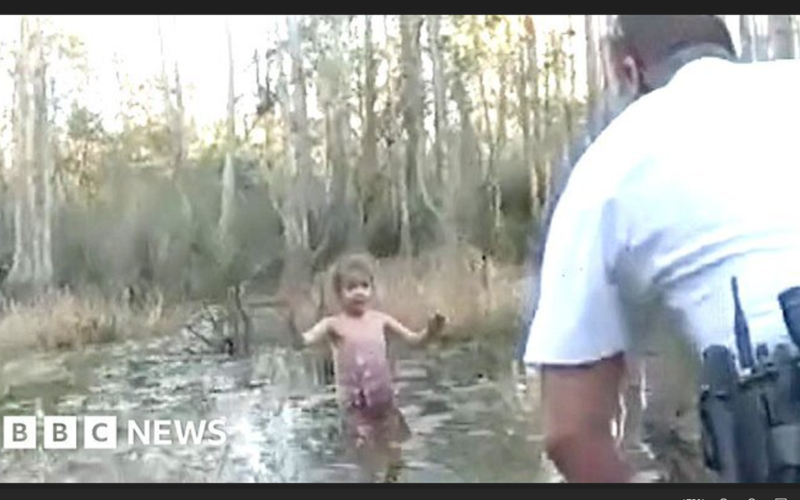 Missing five-year-old found in Florida swamp