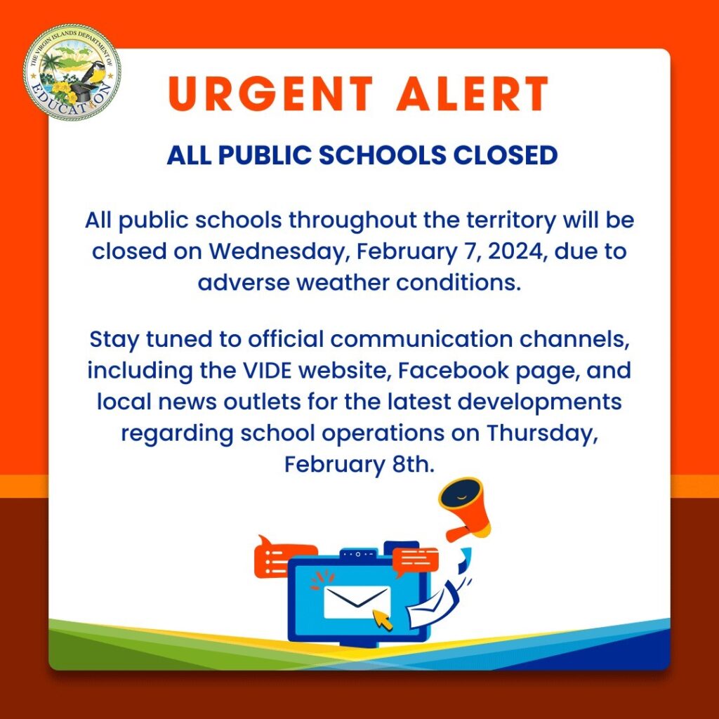 All Public Schools Closed Due To Heavy Rains