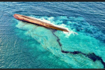 Mystery ship capsizes off Tobago, triggering massive oil spill and national emergency