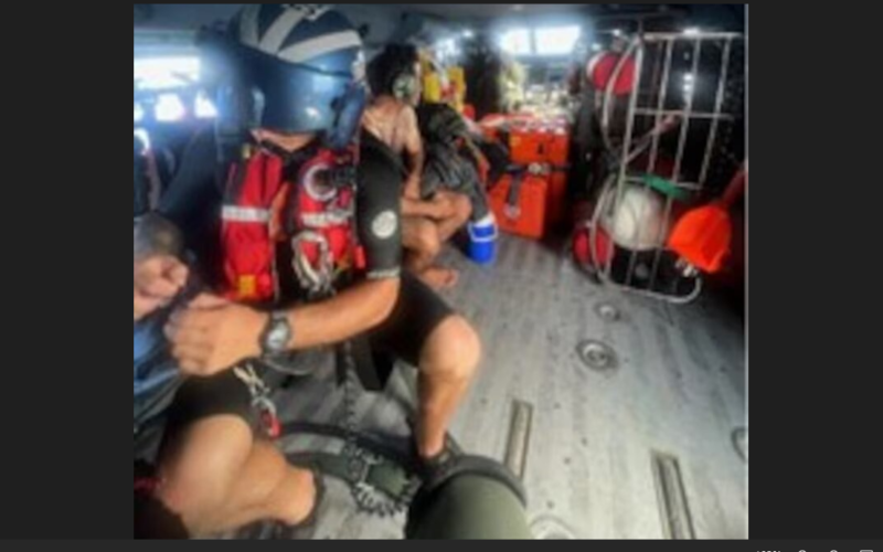 Coast Guard rescues Florida man from life raft in Caribbean Sea near Puerto Rico