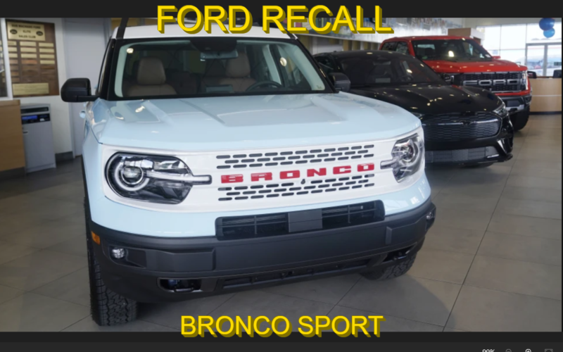 Ford recalls over 456,000 Bronco Sport and Maverick cars due to loss of drive power risk