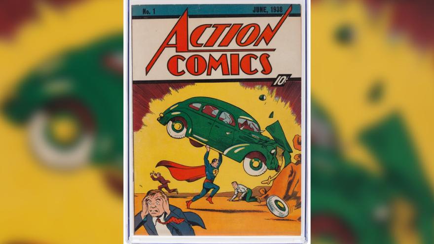 Superman's first appearance sells for  million, becoming world's most valuable comic