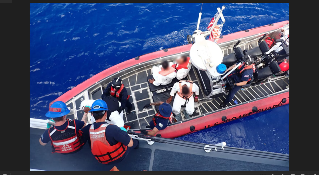 Coast Guard takes 101 migrants back to the Dominican Republic