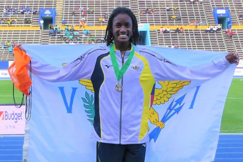 Uszenski claims USVI's first medal at CARIFTA Championships