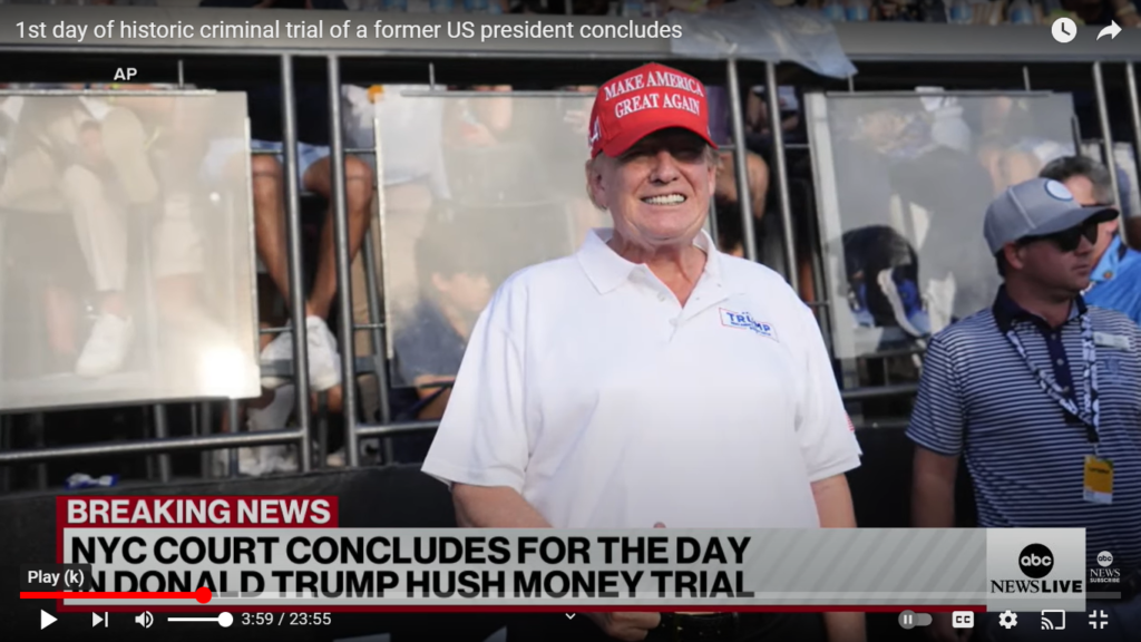 Potential jurors called into courtroom for start of Trump’s historic hush-money trial
