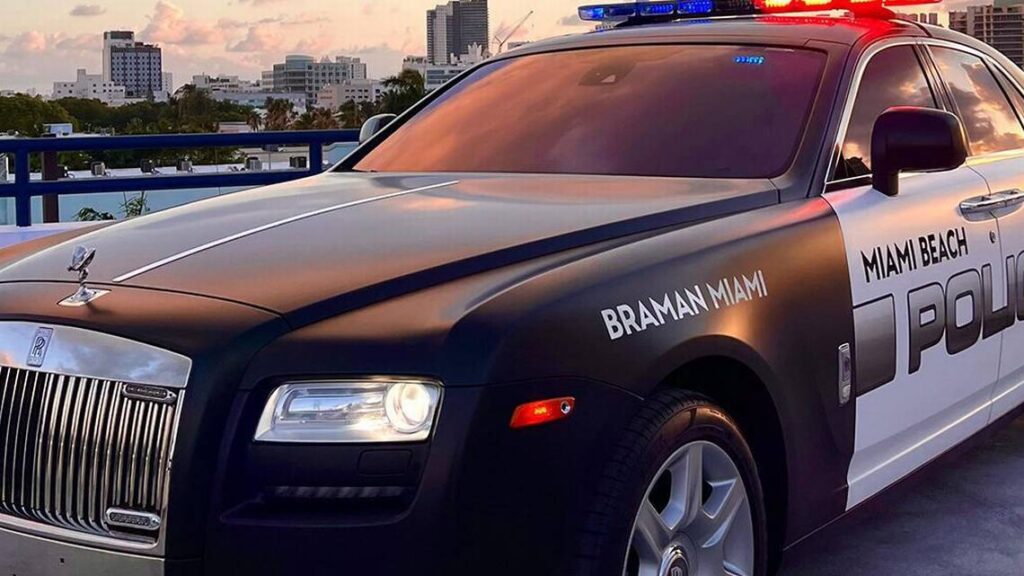 Miami Beach police just got a new Rolls Royce