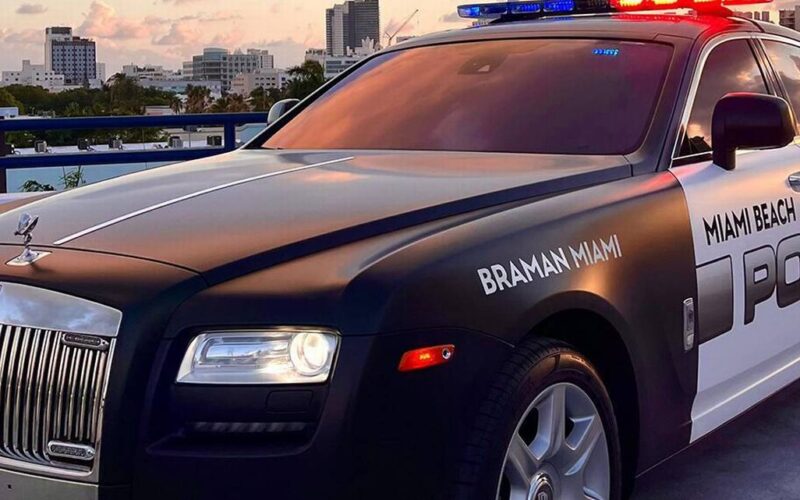 Miami Beach police just got a new Rolls Royce