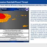 Increased showers and thunderstorms present ‘significant’ risk of flooding