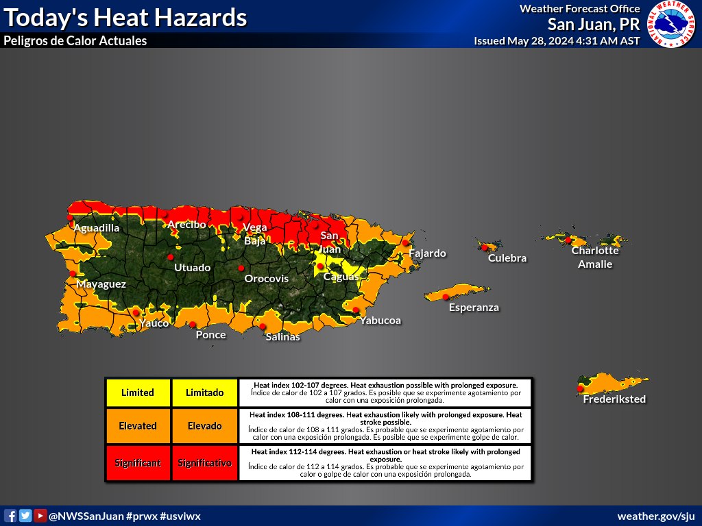 Movements of three tropical waves being monitored