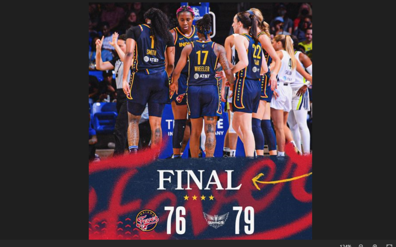 Caitlin Clark scores game-high 21 points, but Indiana Fever fall in WNBA exhibition opener