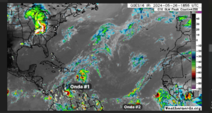 First tropical wave of season approaches