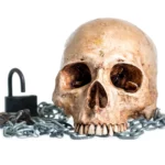 New Orleans mystery: Human skull padlocked to a dumbbell is pulled out of water by a fisherman