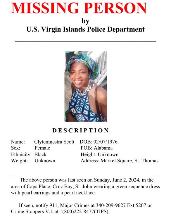 Help police find missing St. Thomas resident in St. John