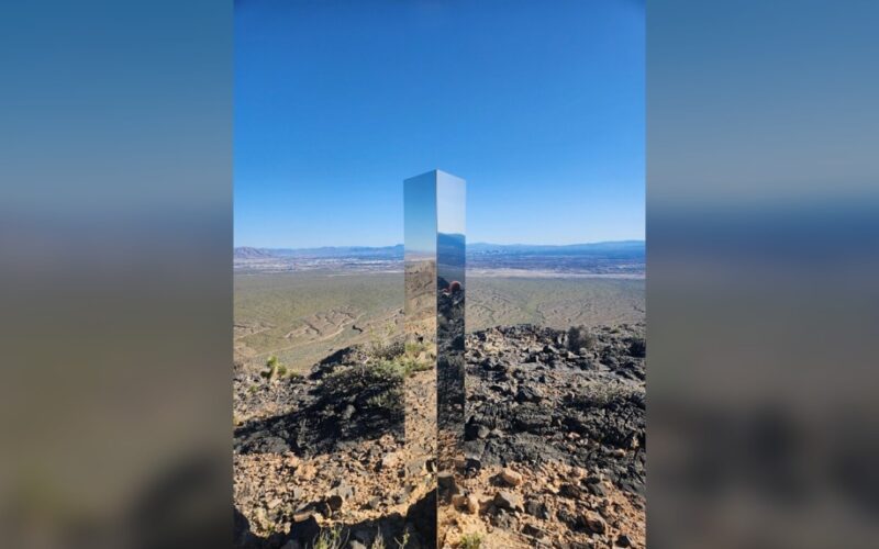 Aliens, artists or pranksters? Another mysterious monolith appears