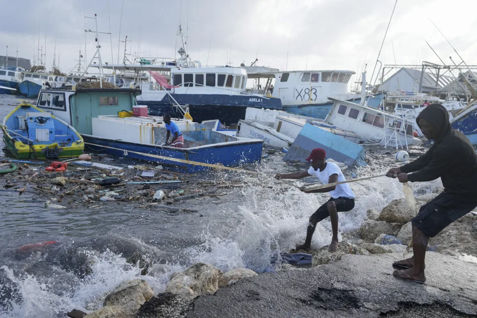 Hurricane Beryl rips through open waters after devastating the southeast Caribbean