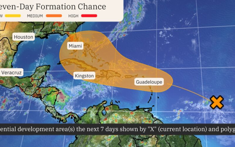 A Tropical Wave Approaches The Caribbean