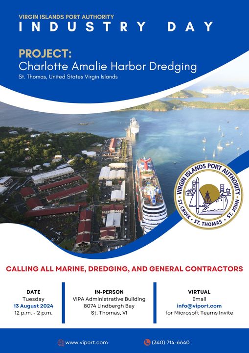 USACE greenlights VIPA dredging of Charlotte Amalie harbor