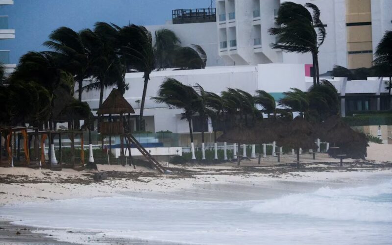 Hurricane Beryl lashes Mexican coast near top beaches after Caribbean destruction