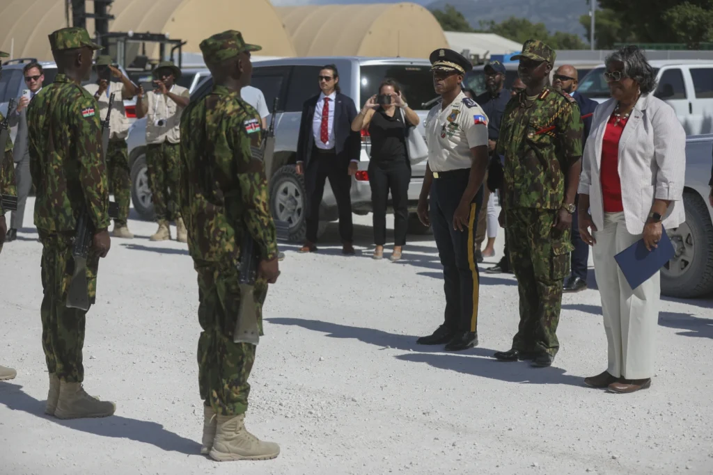 US ambassador announces  million in aid and new resources for police during visit to Haiti