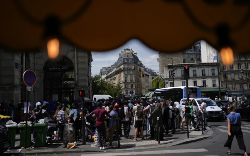 Migrants and homeless people are cleared out of Paris during the Olympics