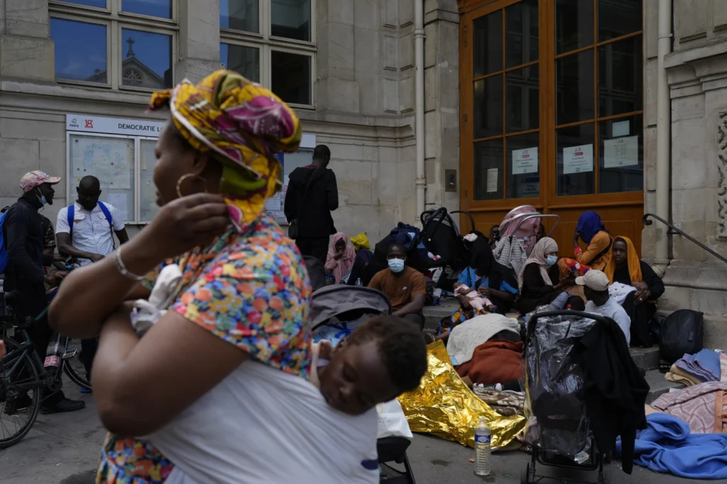 Migrants and homeless people are cleared out of Paris during the Olympics