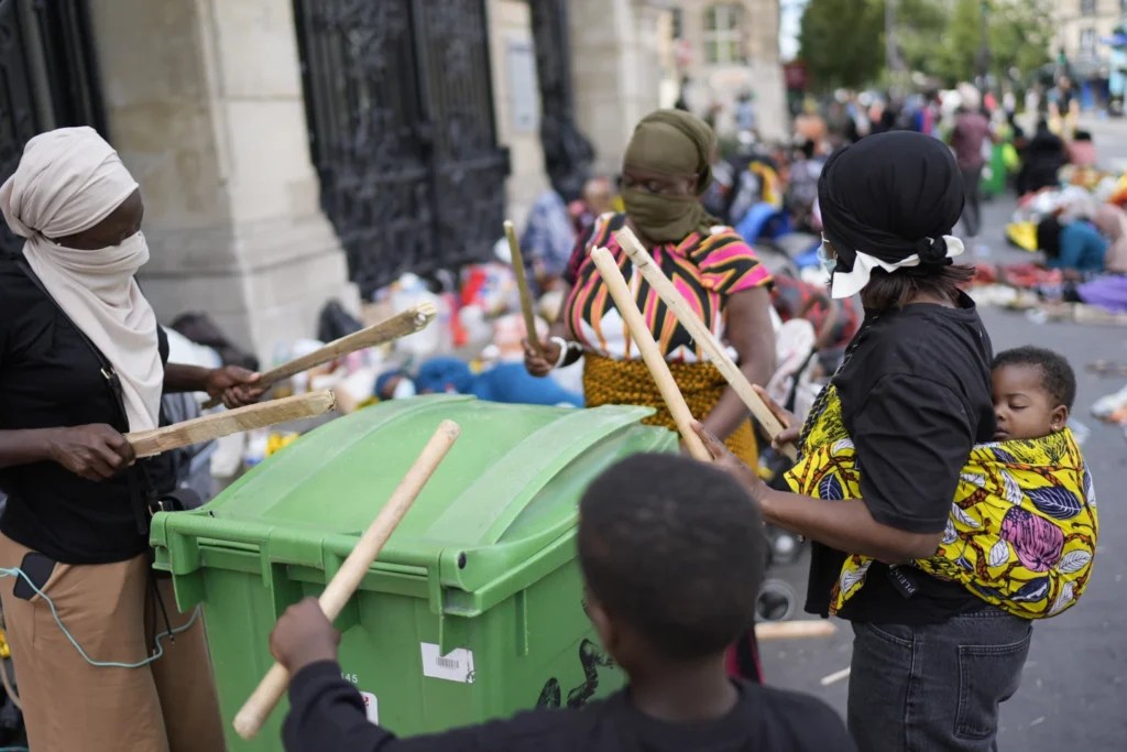 Migrants and homeless people are cleared out of Paris during the Olympics