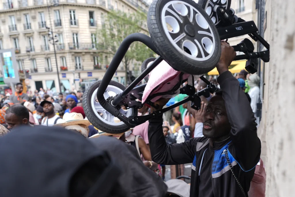 Migrants and homeless people are cleared out of Paris during the Olympics