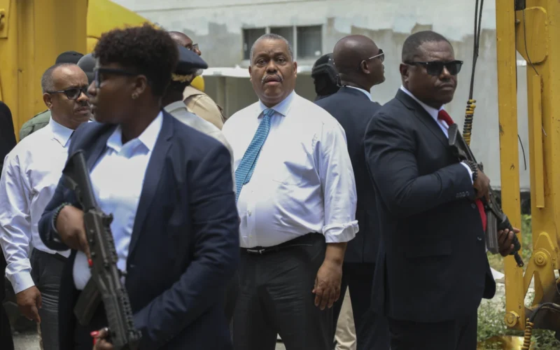 Haitian prime minister tours Port au Prince hospital after police take back from gang control