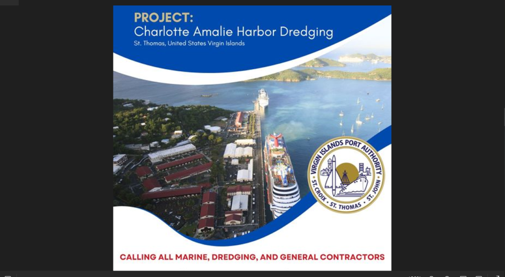 USACE greenlights VIPA dredging of Charlotte Amalie harbor