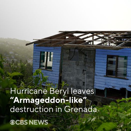 Hurricane Beryl leaves 'Armageddon-like' destruction in Grenada