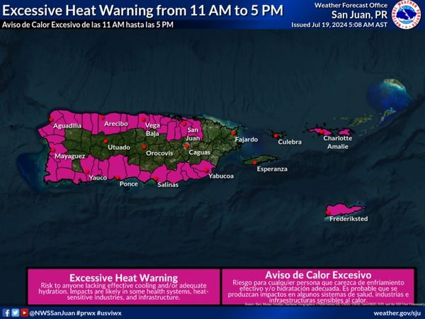 Passing of tropical wave, upper level trough will leave humid, wet conditions