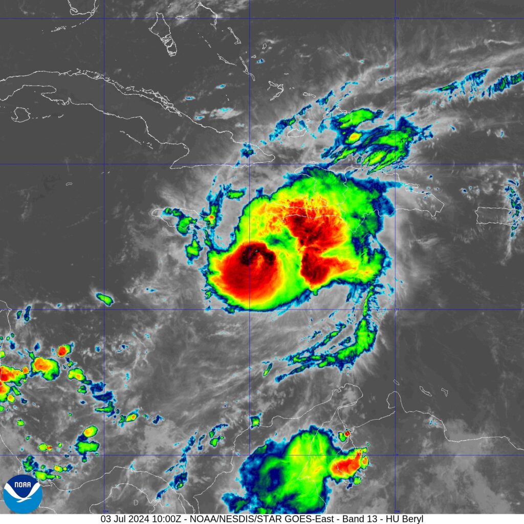 Hurricane Beryl remains Category 4 storm as it heads to Jamaica; seven dead