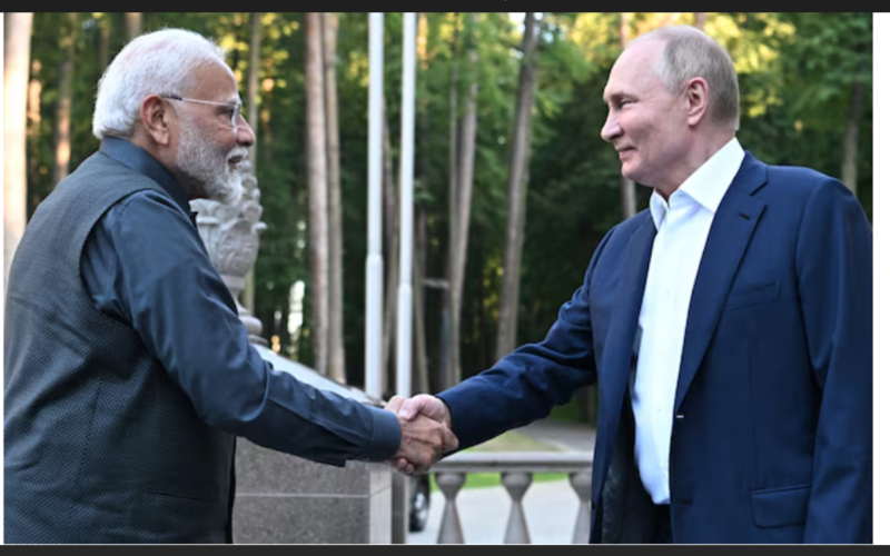 India's Modi sucks up to Putin in Russia at Moscow meeting to lock in cheap oil prices