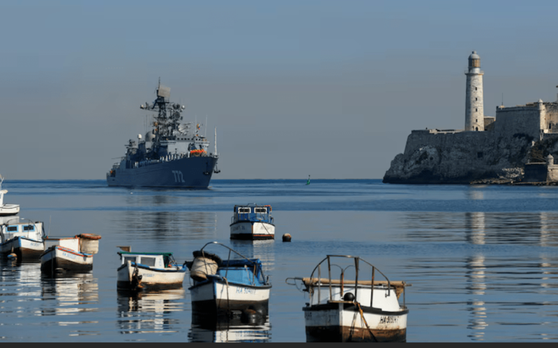 Russian warships visit Cuba again today