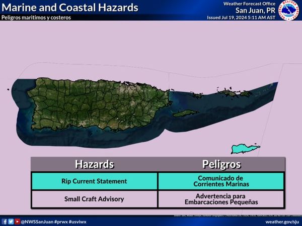 Passing of tropical wave, upper level trough will leave humid, wet conditions