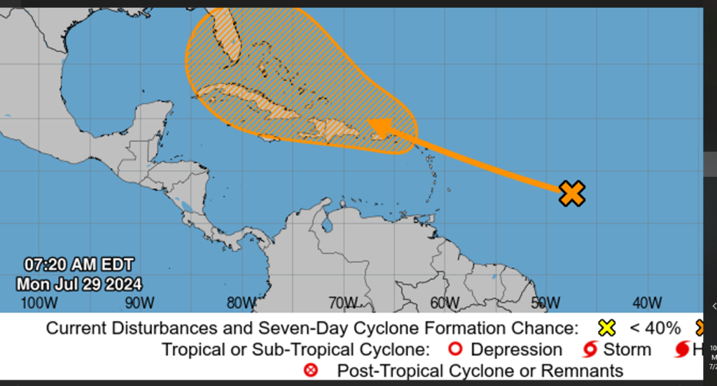 Tropical wave makes a beeline for the Caribbean