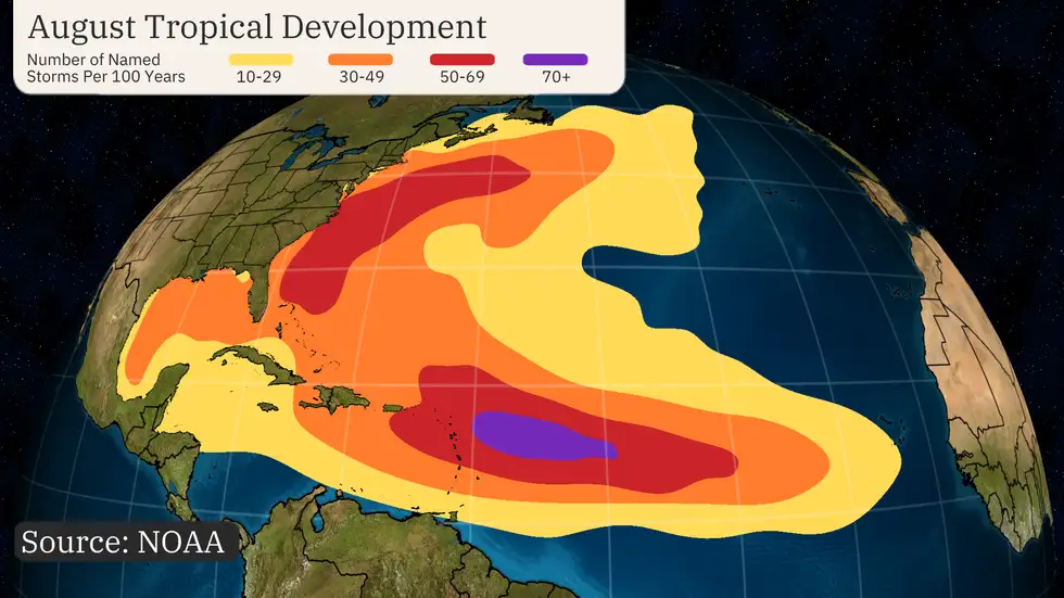 A Tropical Wave Approaches The Caribbean