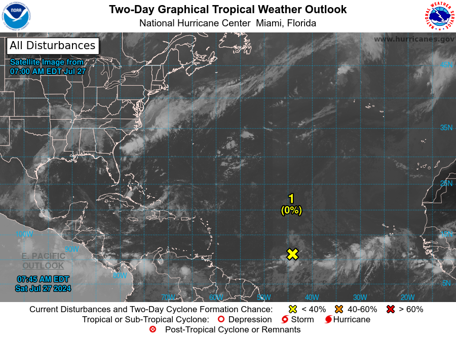 Tropical surge ahead: System eyes development in the Atlantic