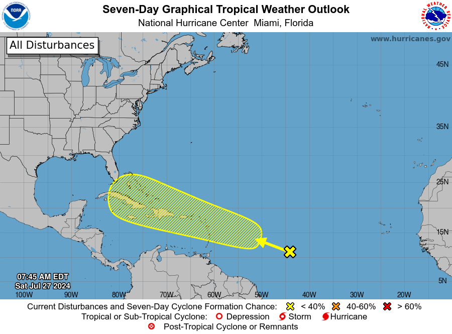 Tropical surge ahead: System eyes development in the Atlantic