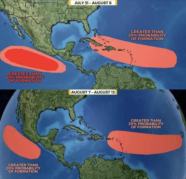 Forecasters predict a storm will develop within two weeks: NOAA