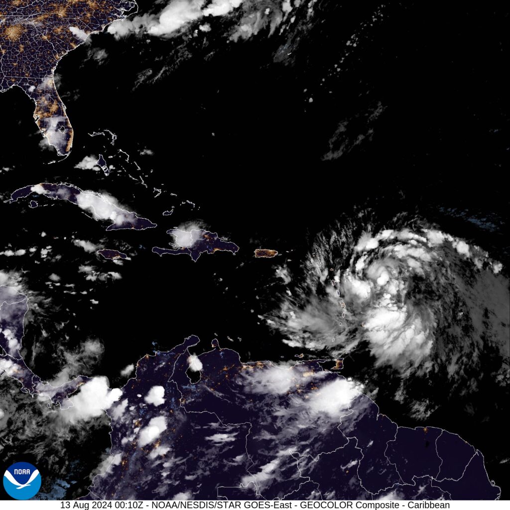 Tropical Storm Ernesto looms as a rain threat to the USVI and Puerto Rico